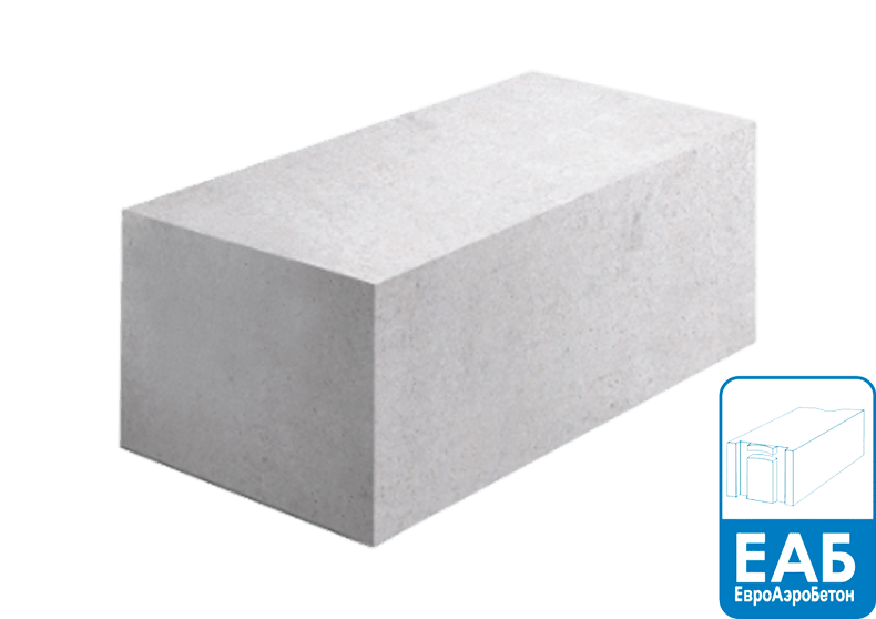 Газобетон ЕАБ D500 625х300х250 мм ровные грани