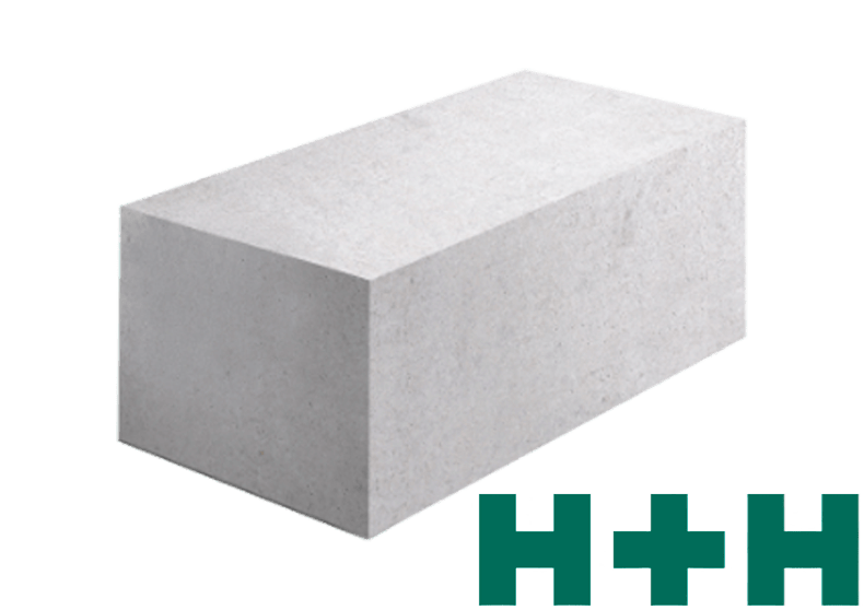 Газобетон H+H 625х100х250 мм