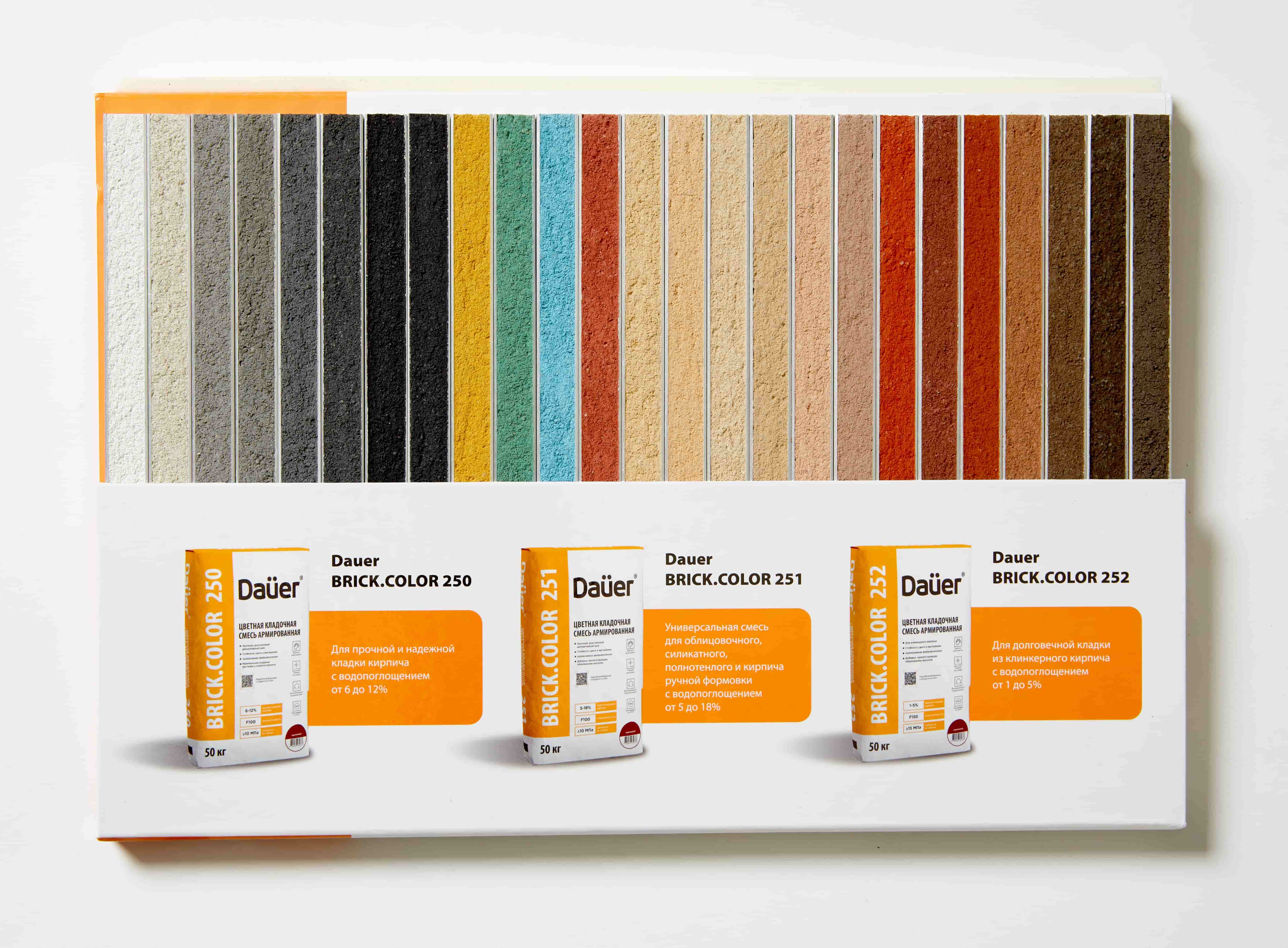 Цветная кладочная смесь армированная DAUER BRICK.COLOR 251 терракотовый, 50 кг фото 4